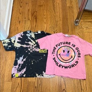 Zara Smiley World - Set of 2 T-Shirts